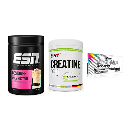 Einsteiger-Set: ESN Designer + MST Creatin Pro + Olimp Vita-Min – alle enthaltenen Artikel