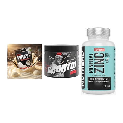 Einsteiger-Set: Sinob Honest + Big Zone Creatin + Nutrend Zinc – alle enthaltenen Artikel