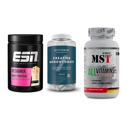 Einsteiger-Set: ESN Designer + MyProtein + MST All Vitamins – alle enthaltenen Artikel