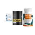 Einsteiger-Set: NNT Whey + Dedicated Creatine + ProFuel BIOTIN Komplex – alle enthaltenen Artikel