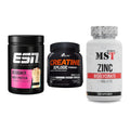 Einsteiger-Set: ESN Designer + Olimp Creatine + MST Zinc Chelate – alle enthaltenen Artikel