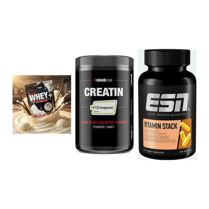 Einsteiger-Set: Sinob Honest + Sinob Creatin + ESN Vitamin – alle enthaltenen Artikel