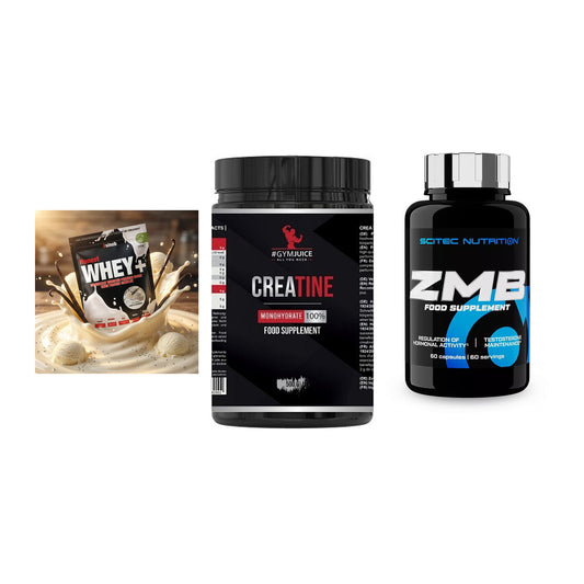 Einsteiger-Set: Sinob Honest + #GYMJUICE + Scitec ZMB – alle enthaltenen Artikel