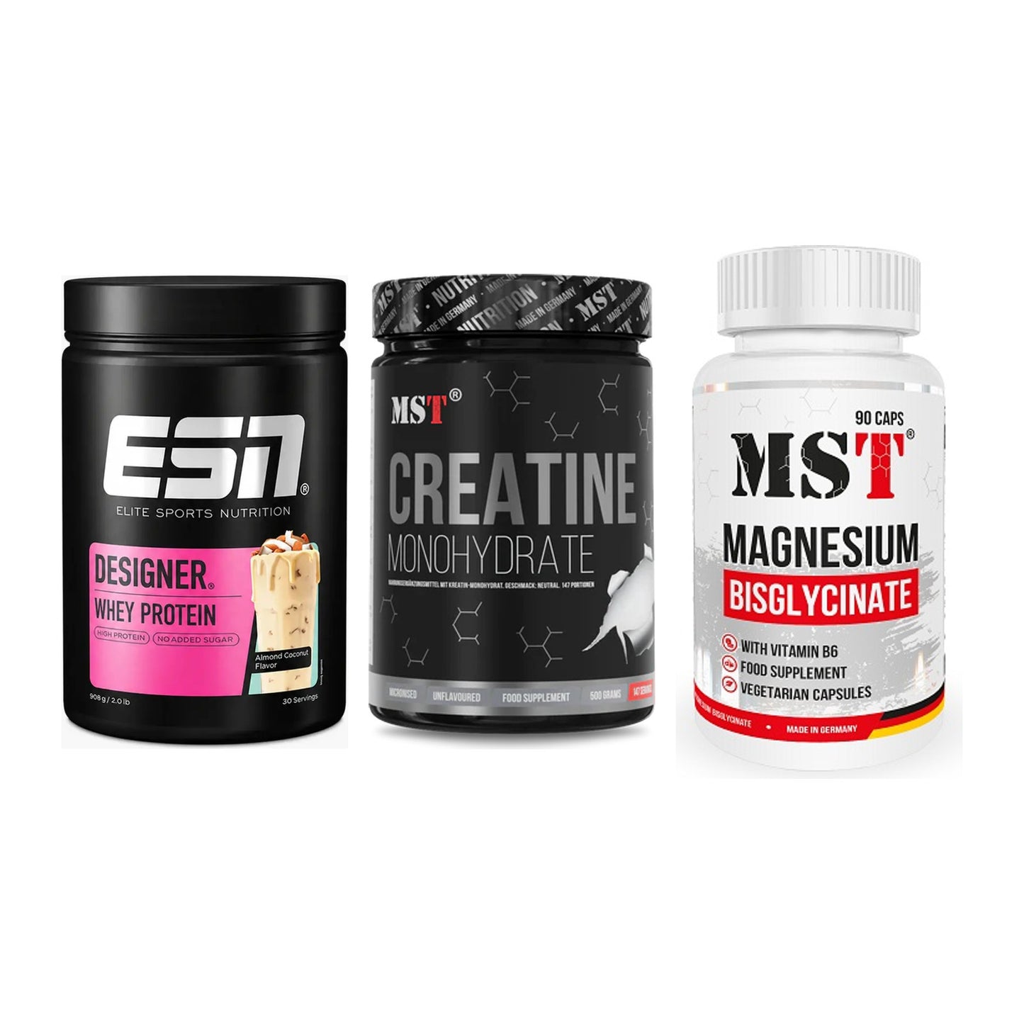 Einsteiger-Set: ESN Designer + MST Creatin + MST Magnesium – alle enthaltenen Artikel