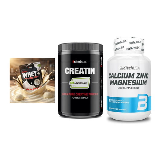 Einsteiger-Set: Sinob Honest + Sinob Creatin + BioTech Calcium – alle enthaltenen Artikel
