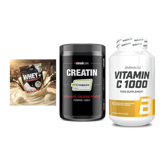 Einsteiger-Set: Sinob Honest + Sinob Creatin + BioTech Vitamin – alle enthaltenen Artikel