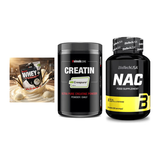Einsteiger-Set: Sinob Honest + Sinob Creatin + BioTech NAC – alle enthaltenen Artikel