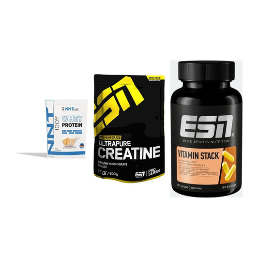 Einsteiger-Set: NNT Whey + ESN Ultrapure + ESN Vitamin – alle enthaltenen Artikel