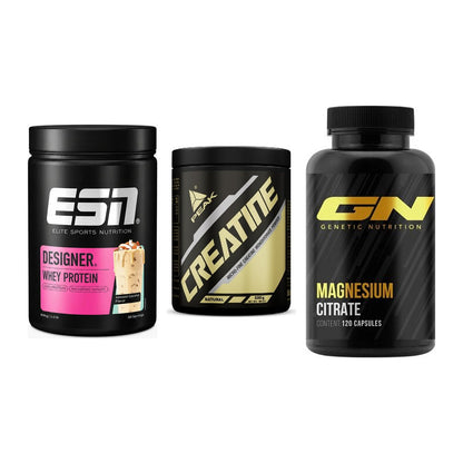 Einsteiger-Set: ESN Designer + Peak Creatin + GN Magnesium – alle enthaltenen Artikel