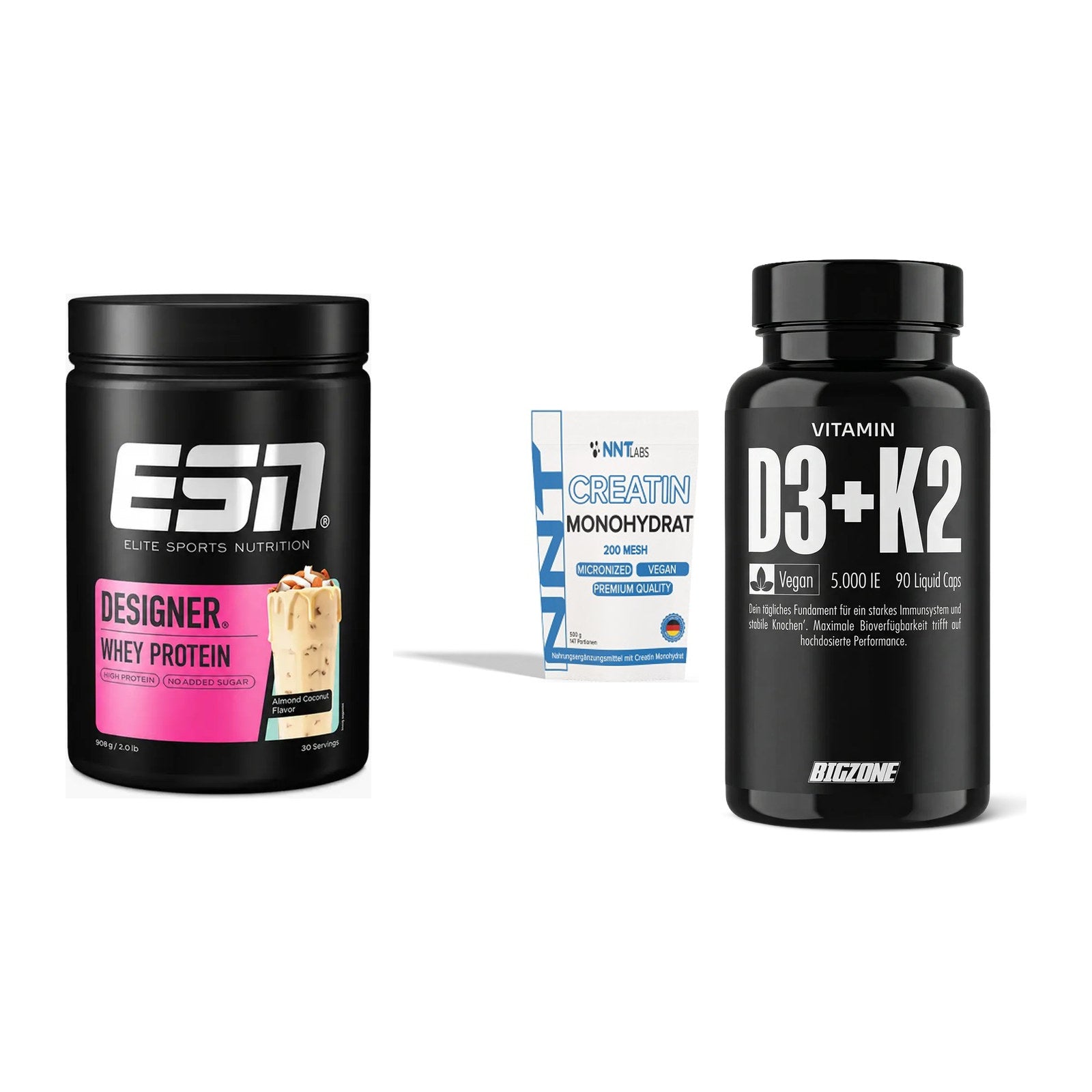 Einsteiger-Set: ESN Designer + NNT Creatin + Big Zone Vitamin – alle enthaltenen Artikel