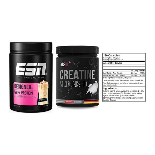 Einsteiger-Set: ESN Designer + MST Creatin + GN Zinc Citrate – alle enthaltenen Artikel