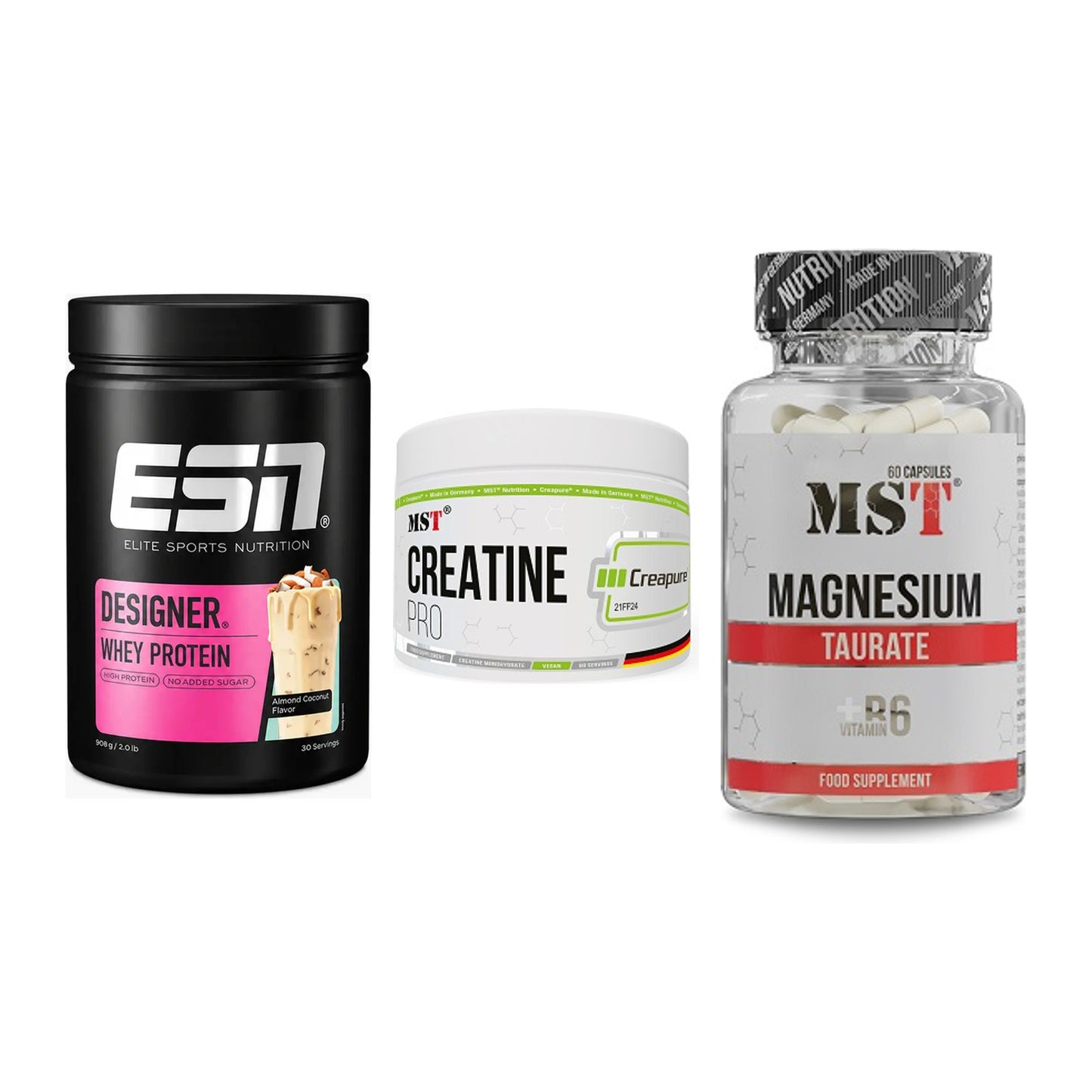 Einsteiger-Set: ESN Designer + MST Creatin Pro + MST Magnesium – alle enthaltenen Artikel