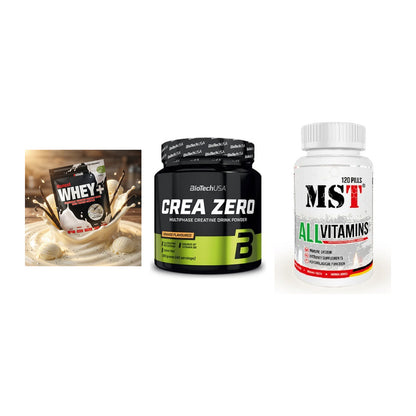 Einsteiger-Set: Sinob Honest + BioTech Crea + MST All Vitamins – alle enthaltenen Artikel