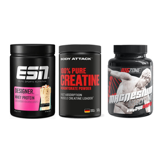 Einsteiger-Set: ESN Designer + Body Attack 100% + Big Zone Magnesi – alle enthaltenen Artikel