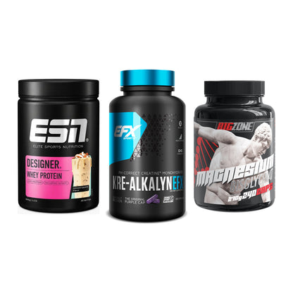 Einsteiger-Set: ESN Designer + EFX Kre-Alkalyn + Big Zone Magnesi – alle enthaltenen Artikel