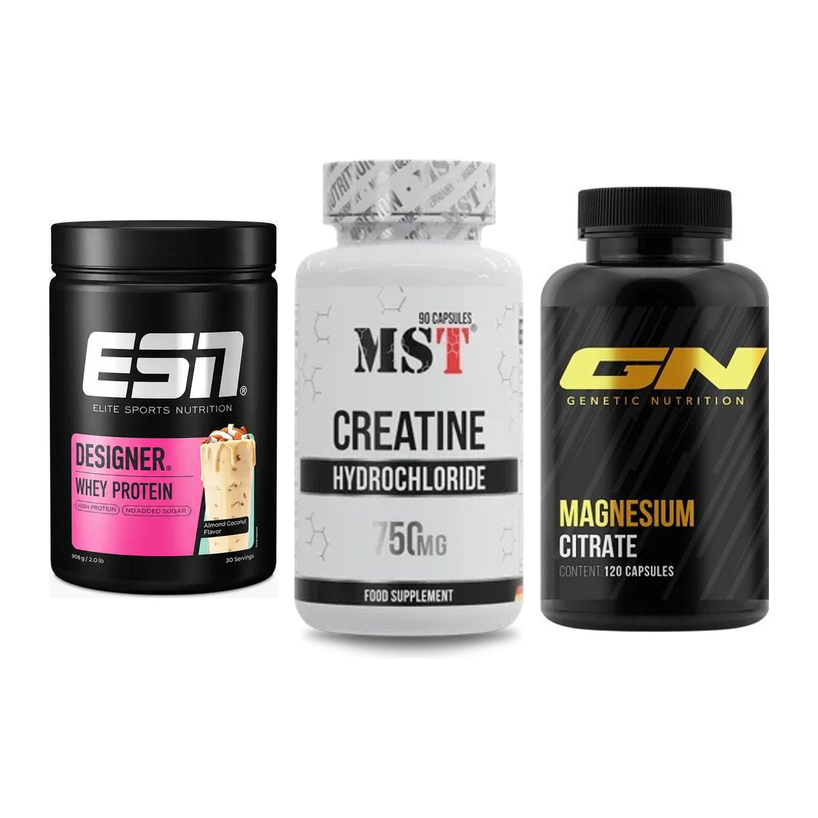 Einsteiger-Set: ESN Designer + MST Creatin HCL + GN Magnesium – alle enthaltenen Artikel