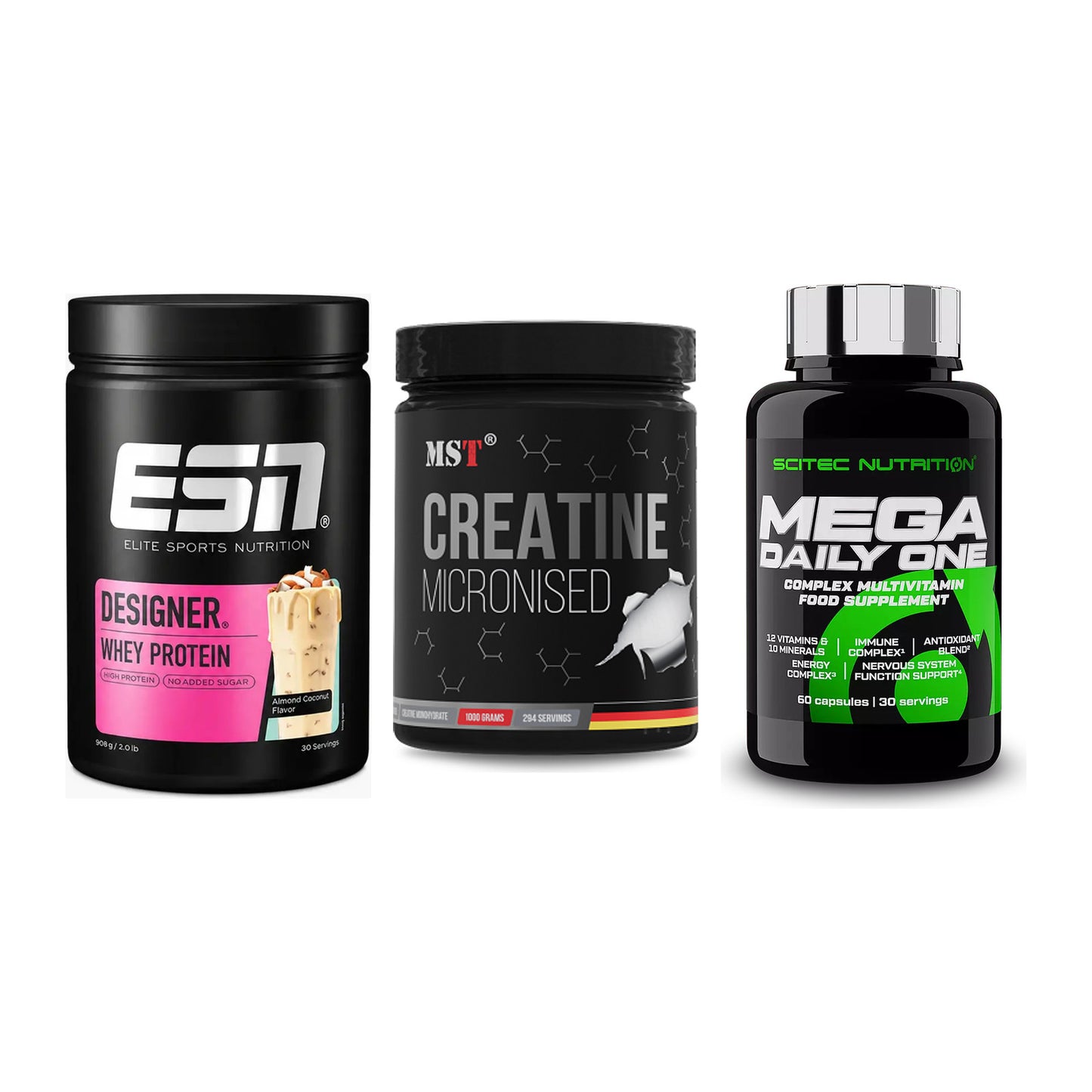Einsteiger-Set: ESN Designer + MST Creatin + Scitec Mega – alle enthaltenen Artikel