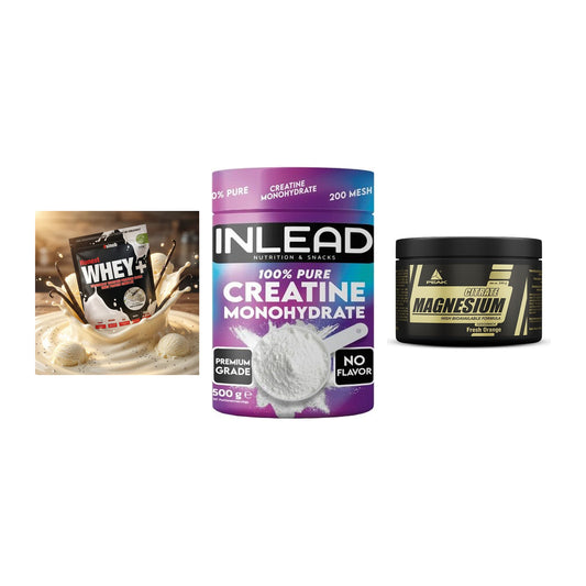 Einsteiger-Set: Sinob Honest + INLEAD Creatine + Peak Magnesium – alle enthaltenen Artikel