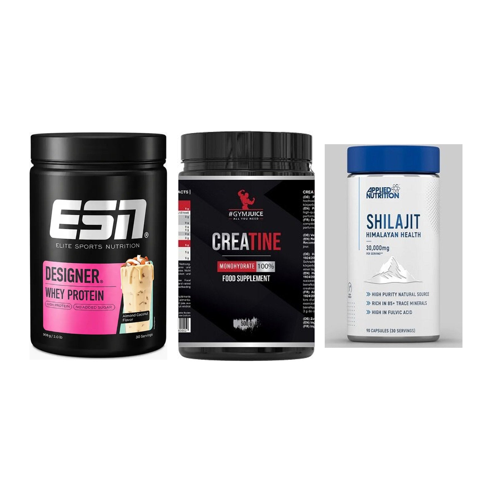 Einsteiger-Set: ESN Designer + #GYMJUICE + Applied Nutritio – alle enthaltenen Artikel