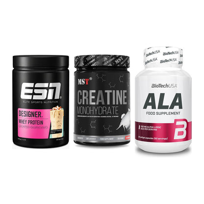 Einsteiger-Set: ESN Designer + MST Creatin + BioTech ALA – alle enthaltenen Artikel