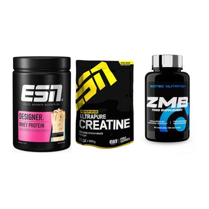 Einsteiger-Set: ESN Designer + ESN Ultrapure + Scitec ZMB – alle enthaltenen Artikel