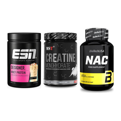 Einsteiger-Set: ESN Designer + MST Creatin + BioTech NAC – alle enthaltenen Artikel