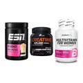 Einsteiger-Set: ESN Designer + Olimp Creatine + BioTech Multivit – alle enthaltenen Artikel