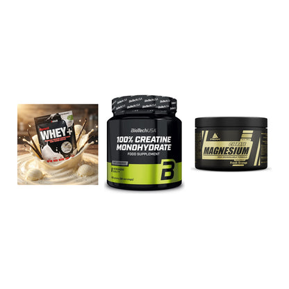 Einsteiger-Set: Sinob Honest + BioTech Creatine + Peak Magnesium – alle enthaltenen Artikel