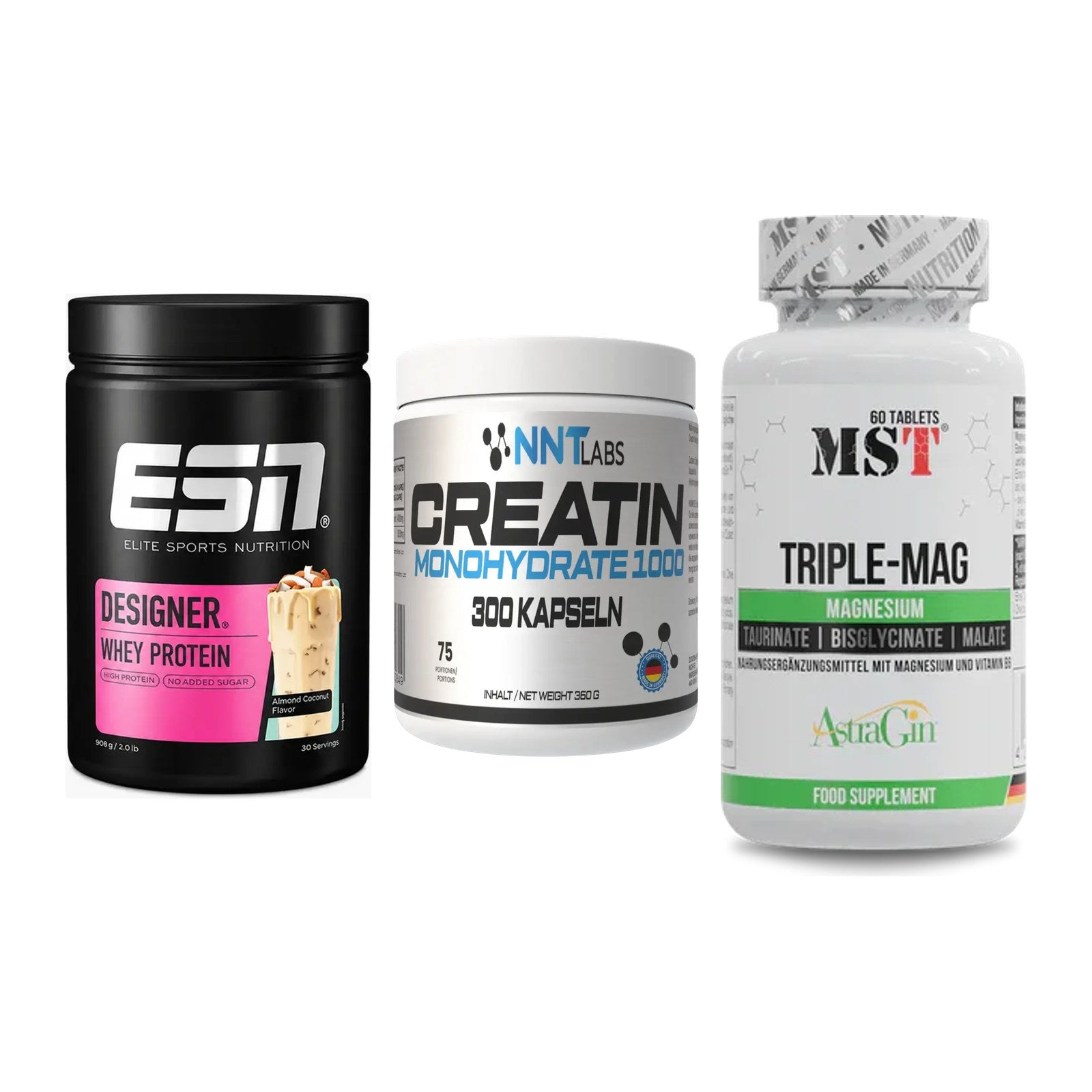 Einsteiger-Set: ESN Designer + NNT Creatin 1000 + MST Tripple Mag – alle enthaltenen Artikel