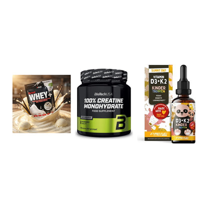 Einsteiger-Set: Sinob Honest + BioTech Creatine + ProFuel VITAMIN – alle enthaltenen Artikel