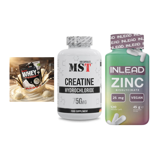 Einsteiger-Set: Sinob Honest + MST Creatine HCL + INLEAD Zink – alle enthaltenen Artikel