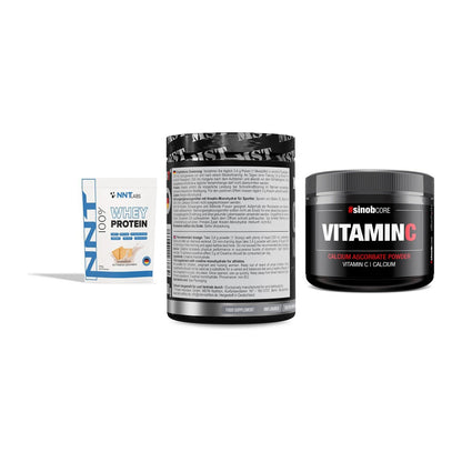 Einsteiger-Set: NNT Whey + MST Creatin + Sinob Vitamin C – alle enthaltenen Artikel