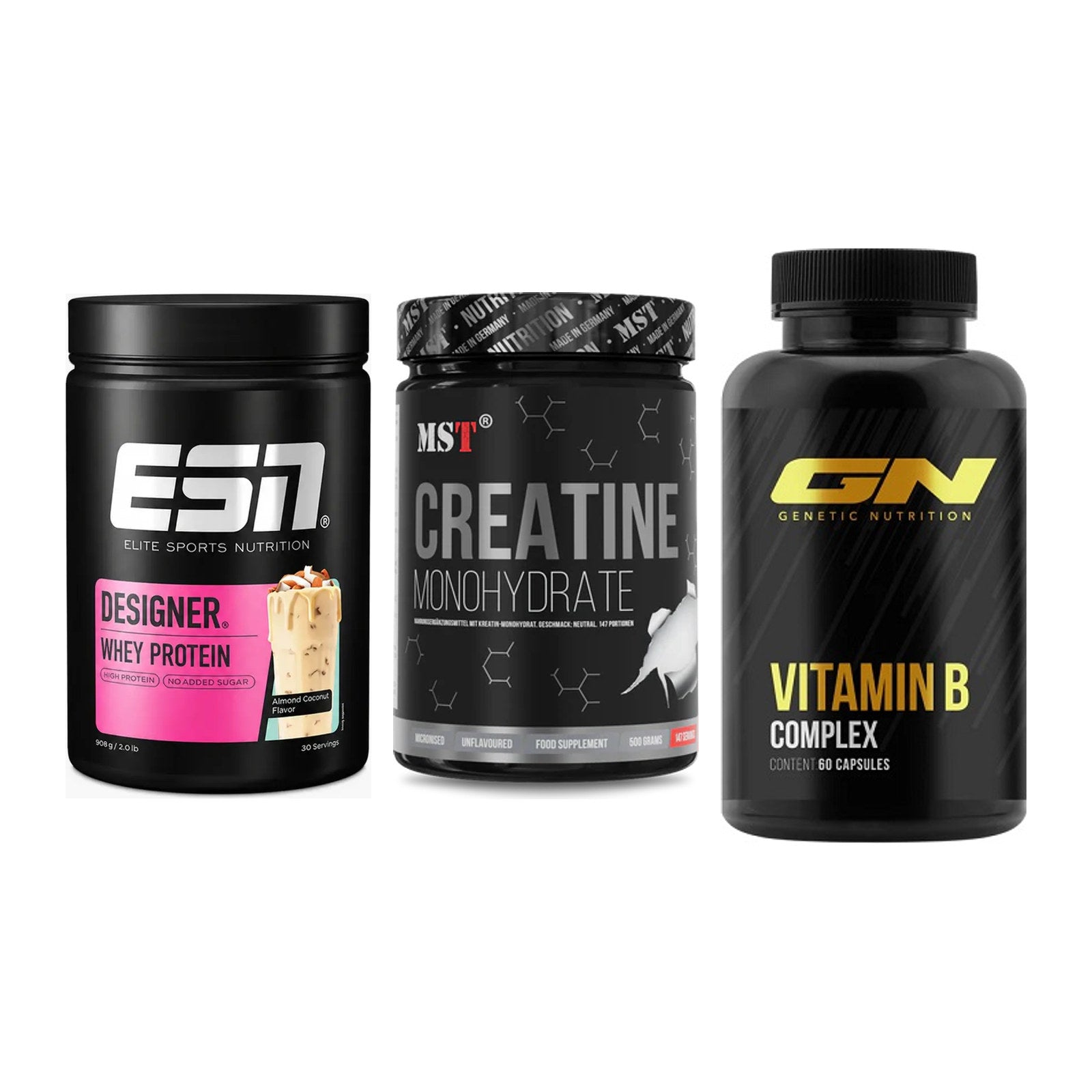 Einsteiger-Set: ESN Designer + MST Creatin + GN Vitamin – alle enthaltenen Artikel