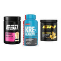 Einsteiger-Set: ESN Designer + Nutrend Kre-Alka + GN Base Powder – alle enthaltenen Artikel