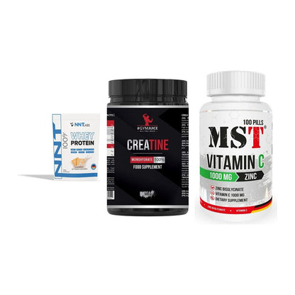 Einsteiger-Set: NNT Whey + #GYMJUICE + MST Vitamin C – alle enthaltenen Artikel