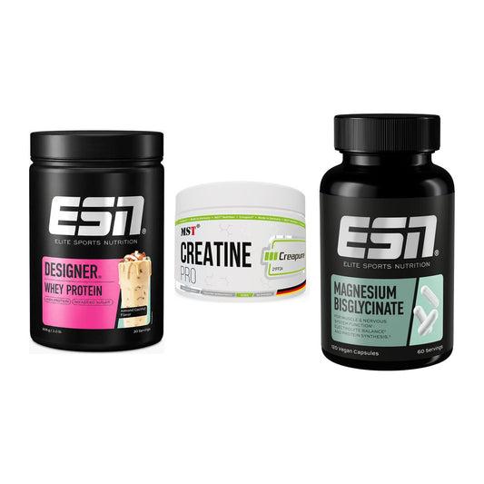 Einsteiger-Set: ESN Designer + MST Creatin Pro + ESN Magnesium – alle enthaltenen Artikel
