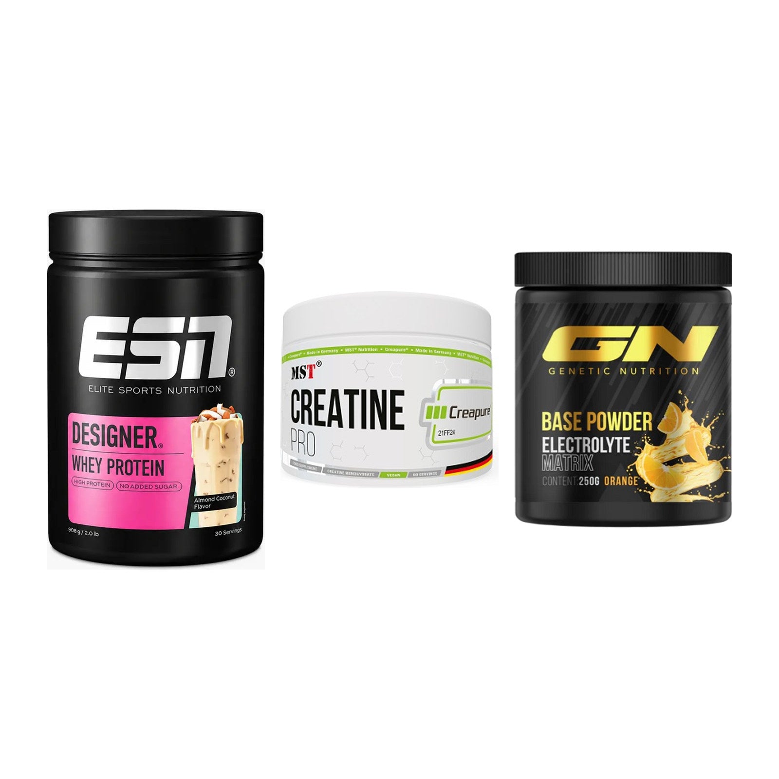 Einsteiger-Set: ESN Designer + MST Creatin Pro + GN Base Powder – alle enthaltenen Artikel