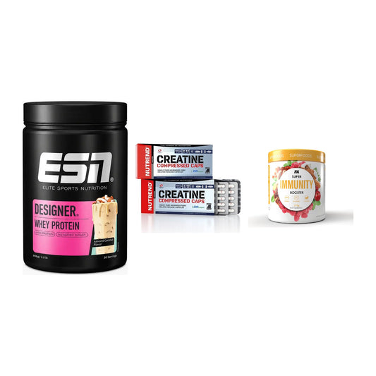 Einsteiger-Set: ESN Designer + Nutrend Creatine + FA Nutrition – alle enthaltenen Artikel