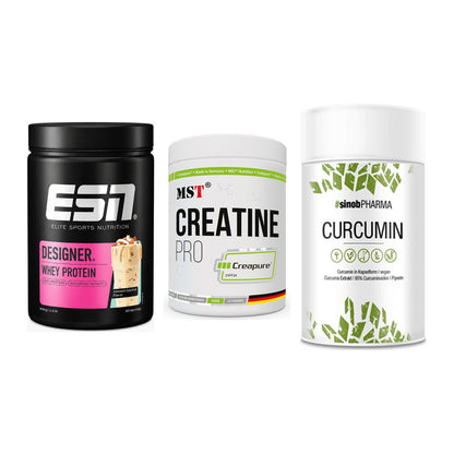 Einsteiger-Set: ESN Designer + MST Creatin Pro + Sinob Curcumin – alle enthaltenen Artikel