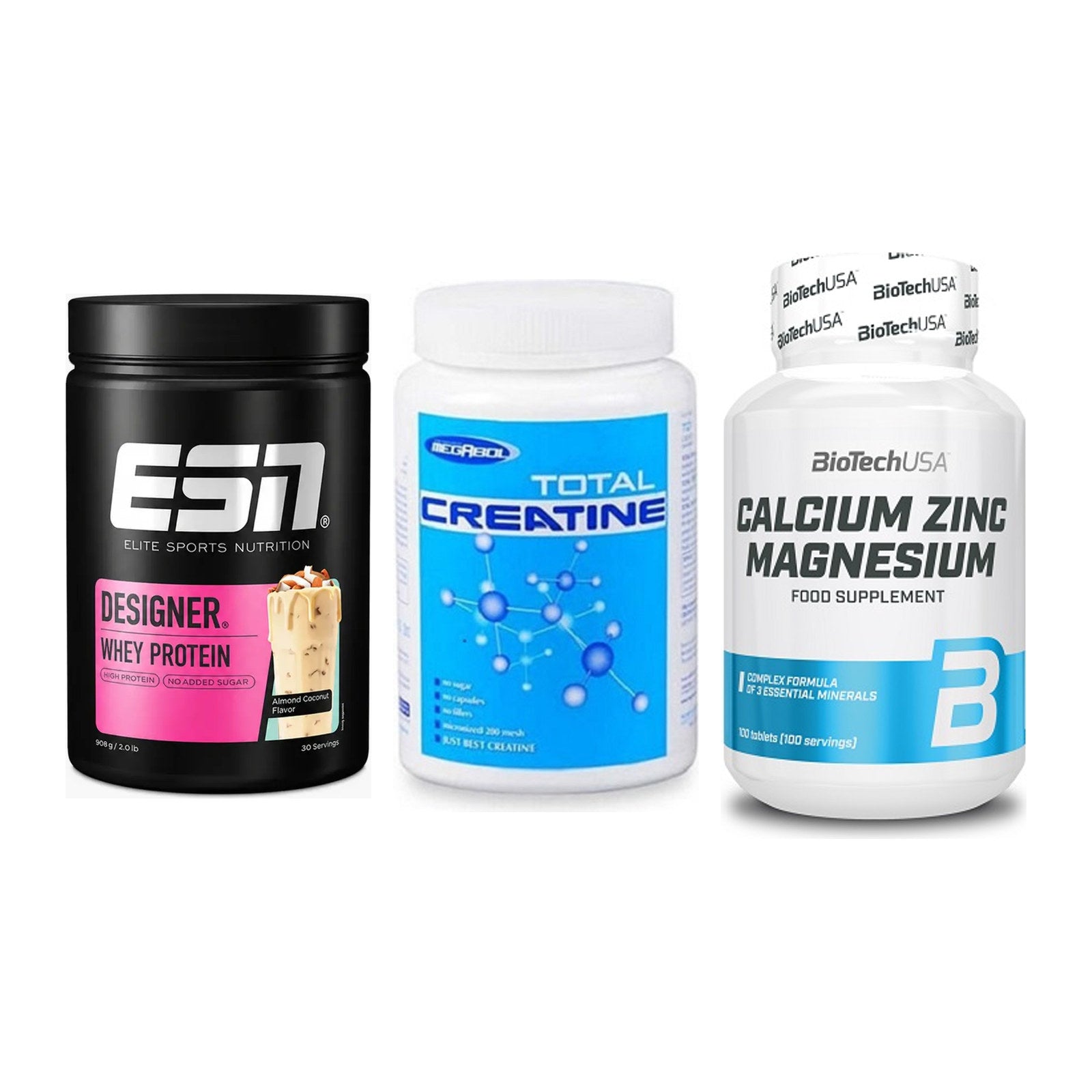 Einsteiger-Set: ESN Designer + Megabol Total + BioTech Calcium – alle enthaltenen Artikel