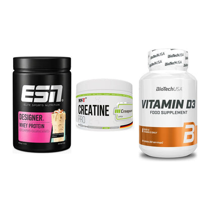 Einsteiger-Set: ESN Designer + MST Creatin Pro + BioTech Vitamin – alle enthaltenen Artikel