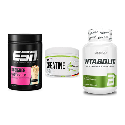Einsteiger-Set: ESN Designer + MST Creatin Pro + BioTech Vitaboli – alle enthaltenen Artikel