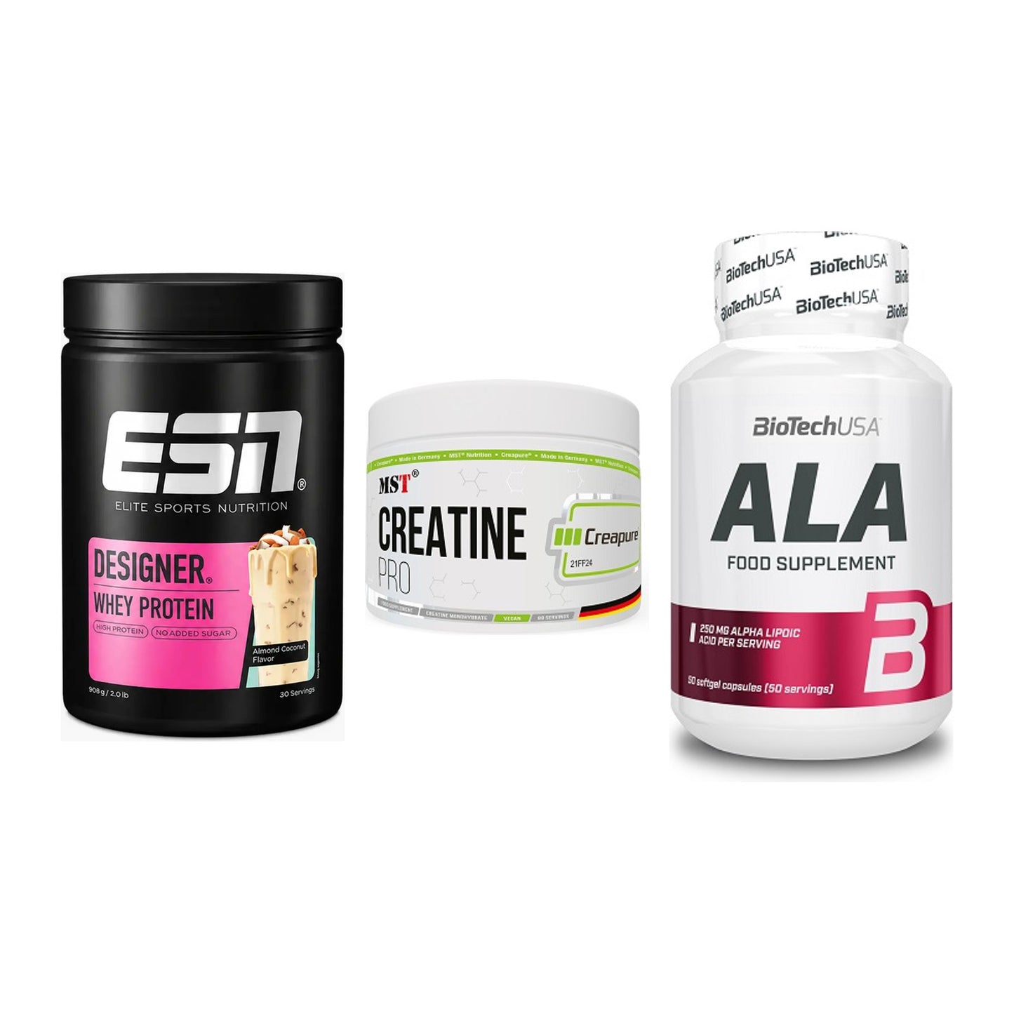 Einsteiger-Set: ESN Designer + MST Creatin Pro + BioTech ALA – alle enthaltenen Artikel