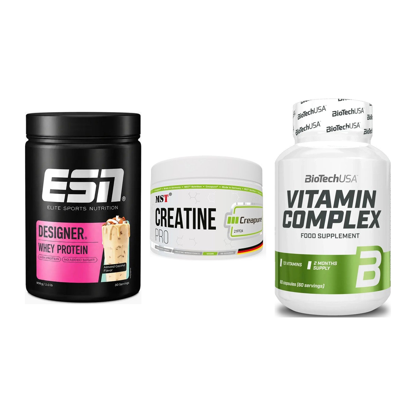 Einsteiger-Set: ESN Designer + MST Creatin Pro + BioTech Vitamin – alle enthaltenen Artikel