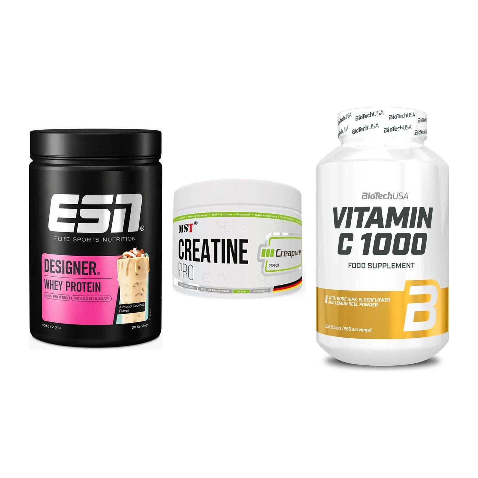 Einsteiger-Set: ESN Designer + MST Creatin Pro + BioTech Vitamin – alle enthaltenen Artikel