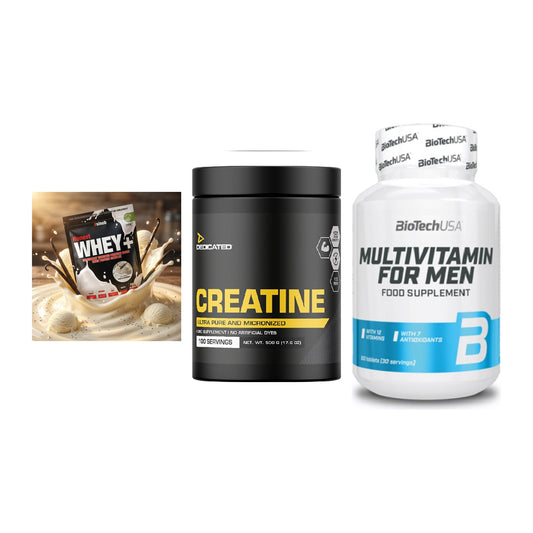 Einsteiger-Set: Sinob Honest + Dedicated + BioTech Multivit – alle enthaltenen Artikel