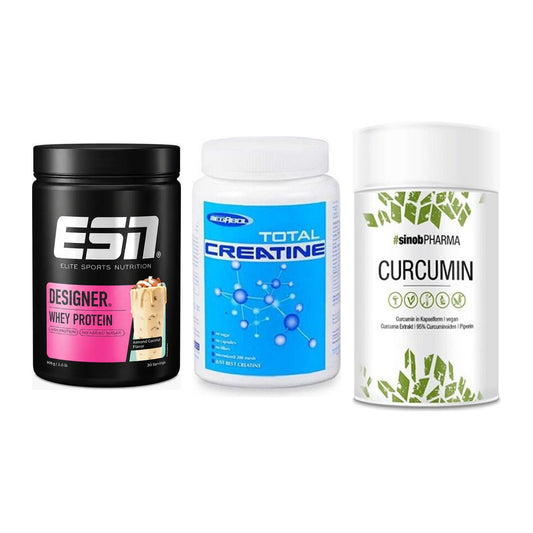 Einsteiger-Set: ESN Designer + Megabol Total + Sinob Curcumin – alle enthaltenen Artikel