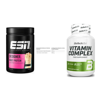 Einsteiger-Set: ESN Designer + INLEAD Creatine + BioTech Vitamin – alle enthaltenen Artikel