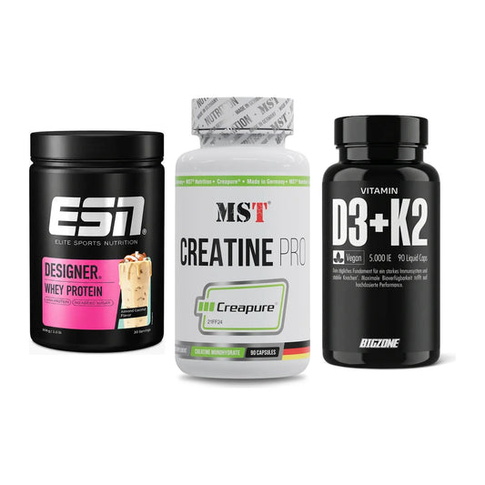 Einsteiger-Set: ESN Designer + MST Creatine Pro + Big Zone Vitamin – alle enthaltenen Artikel