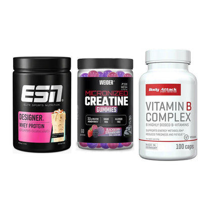 Einsteiger-Set: ESN Designer + Weider Micronize + Body Attack – alle enthaltenen Artikel